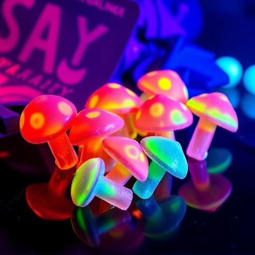 Psilocybin Magic Mushroom Gummies Display