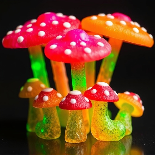 Psilocybin Magic Mushroom Gummies Display