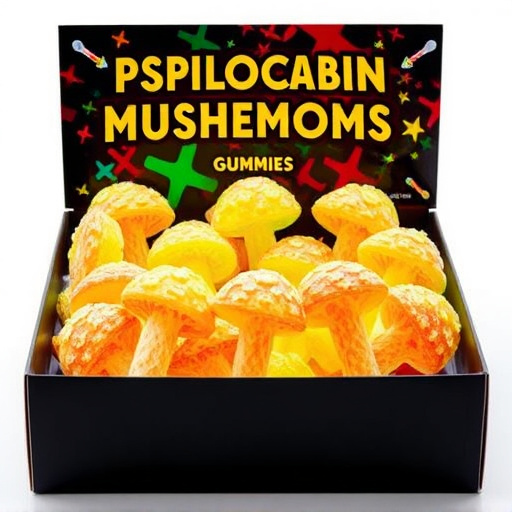 Psilocybin Magic Mushroom Gummies Display