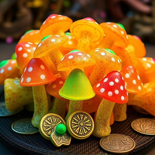 Psilocybin Magic Mushroom Gummies Display