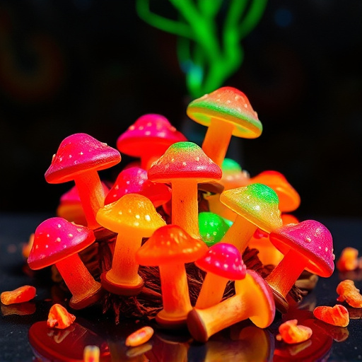 Psilocybin Magic Mushroom Gummies Display