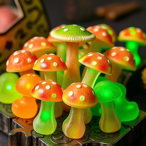 Psilocybin Magic Mushroom Gummies Display