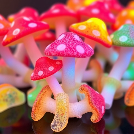 Psilocybin Magic Mushroom Gummies Display