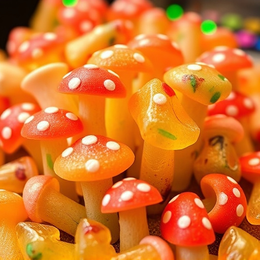 Psilocybin Magic Mushroom Gummies Display