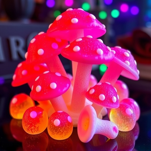 Psilocybin Magic Mushroom Gummies Display