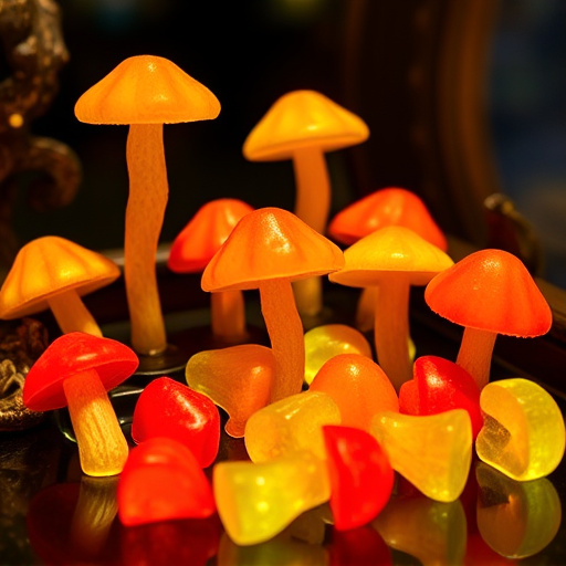 Psilocybin Magic Mushroom Gummies Display