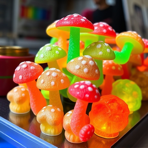 Psilocybin Magic Mushroom Gummies Display