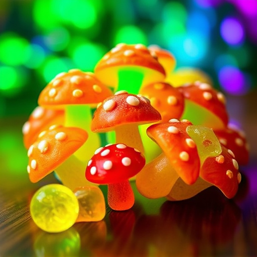 Psilocybin Magic Mushroom Gummies Display