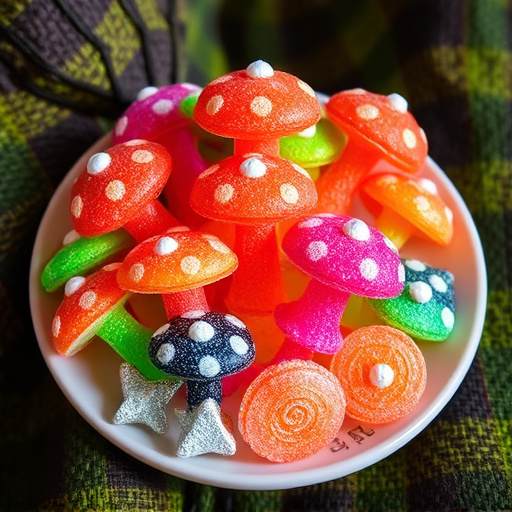 Psilocybin Magic Mushroom Gummies Display
