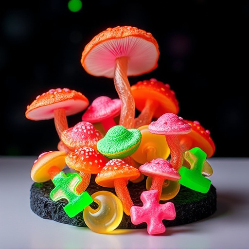 Psilocybin Magic Mushroom Gummies Display