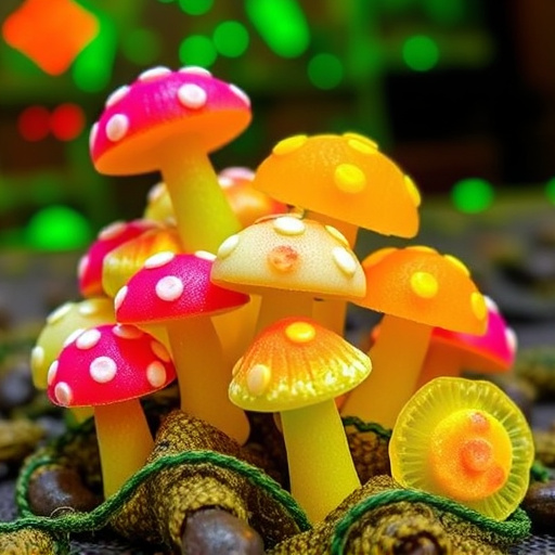 Psilocybin Magic Mushroom Gummies Display
