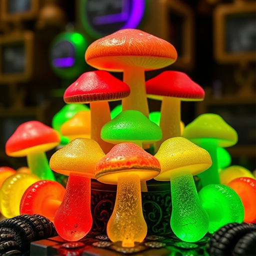 Psilocybin Magic Mushroom Gummies Display