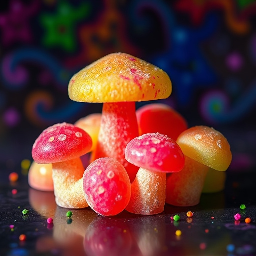Psilocybin Magic Mushroom Gummies Display