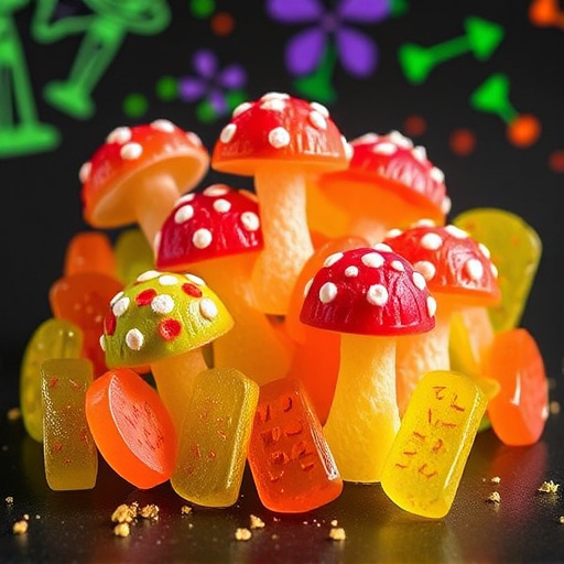 Psilocybin Magic Mushroom Gummies Display