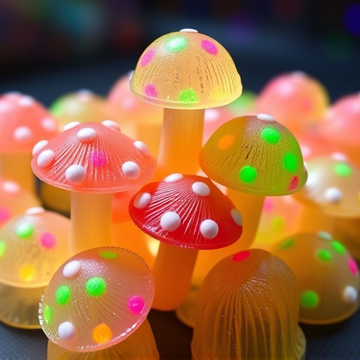 Psilocybin Magic Mushroom Gummies Display