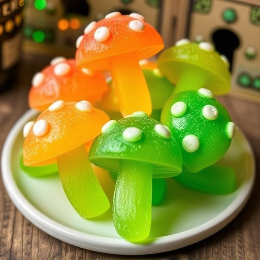 Psilocybin Magic Mushroom Gummies Display