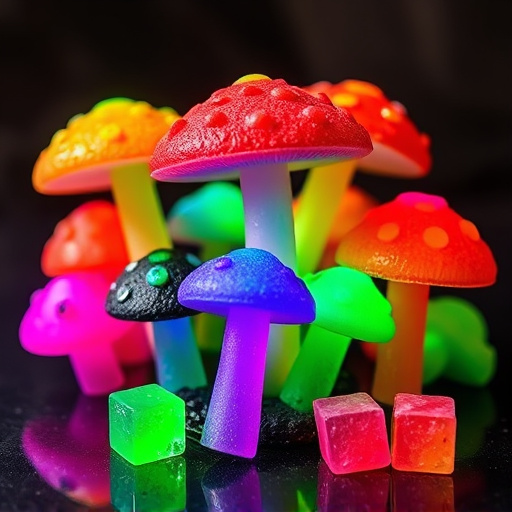 Psilocybin Magic Mushroom Gummies Display