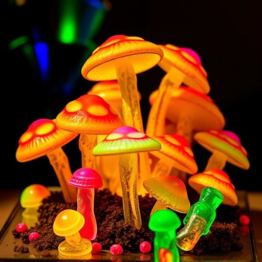 Psilocybin Magic Mushroom Gummies Display