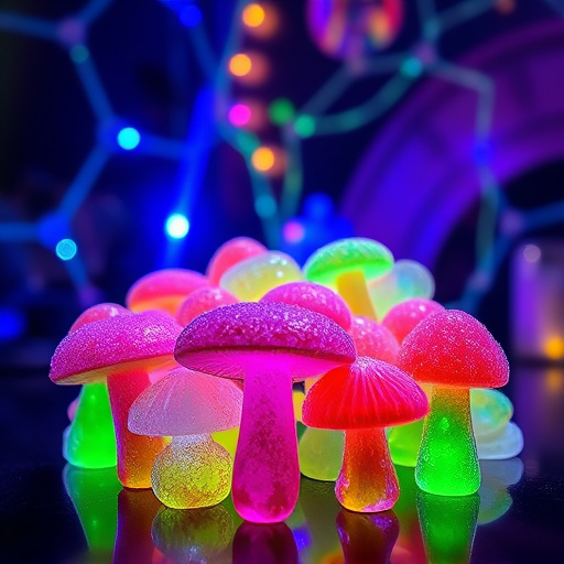 Psilocybin Magic Mushroom Gummies Display
