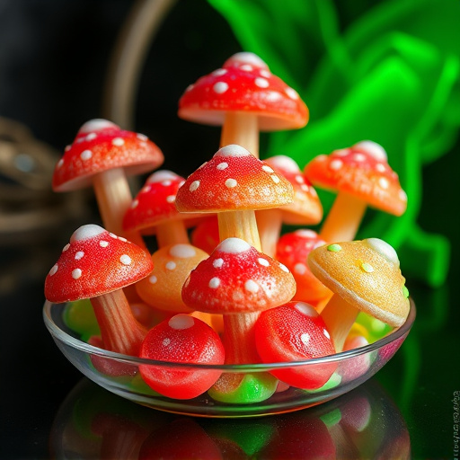 Psilocybin Magic Mushroom Gummies Display