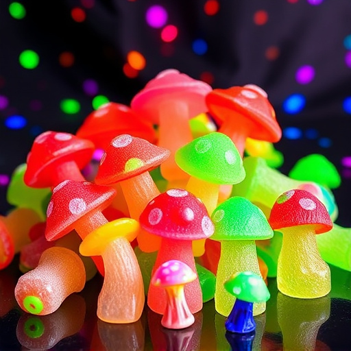 Psilocybin Magic Mushroom Gummies Display