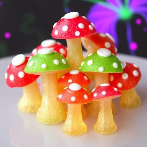 Psilocybin Magic Mushroom Gummies Display