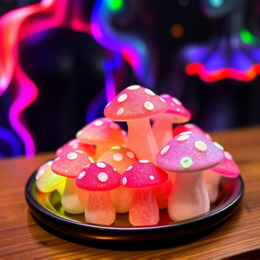 Psilocybin Magic Mushroom Gummies Display