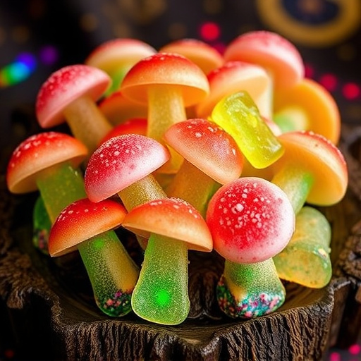 Psilocybin Magic Mushroom Gummies Display