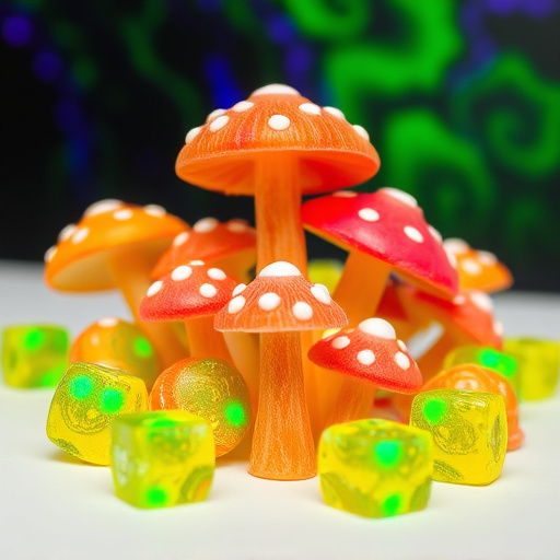 Psilocybin Magic Mushroom Gummies Display