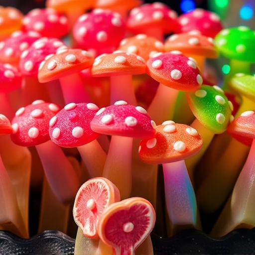Psilocybin Magic Mushroom Gummies Display