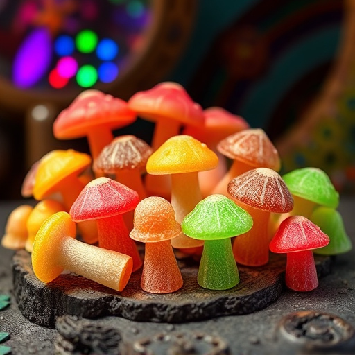 Psilocybin Magic Mushroom Gummies Display