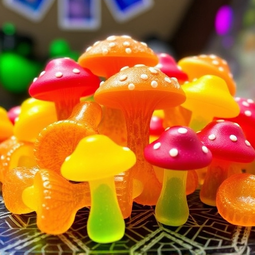 Psilocybin Magic Mushroom Gummies Display