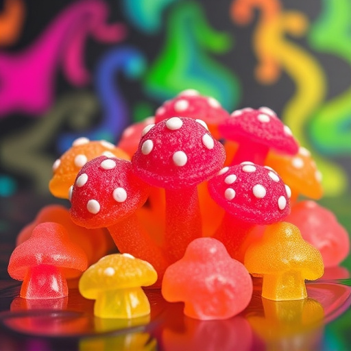 Psilocybin Magic Mushroom Gummies Display
