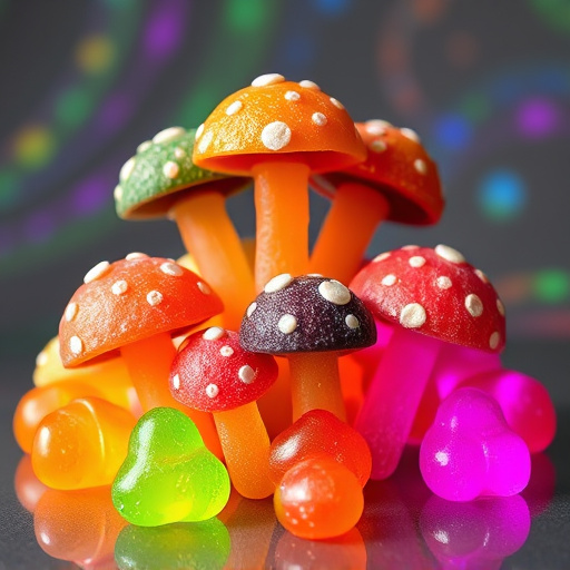 Psilocybin Magic Mushroom Gummies Display