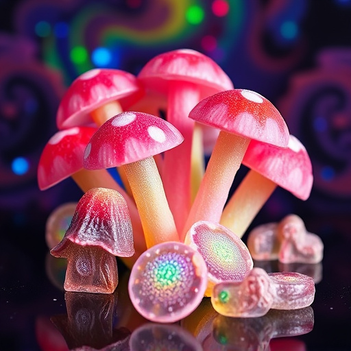 Psilocybin Magic Mushroom Gummies Display