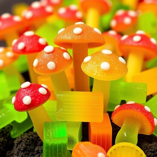 Psilocybin Magic Mushroom Gummies Display