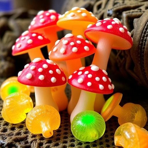 Psilocybin Magic Mushroom Gummies Display