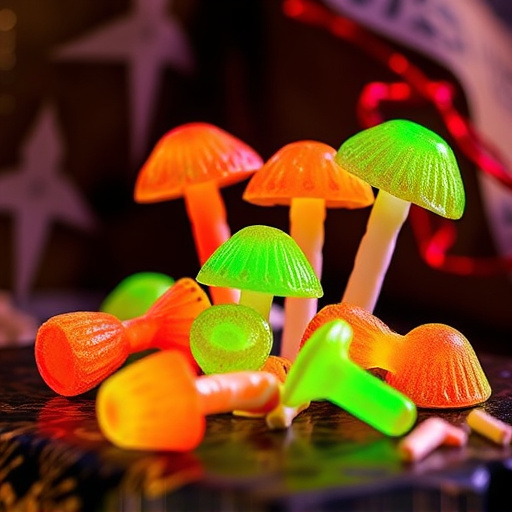 Psilocybin Magic Mushroom Gummies Display