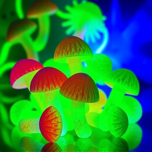 Psilocybin Magic Mushroom Gummies Display