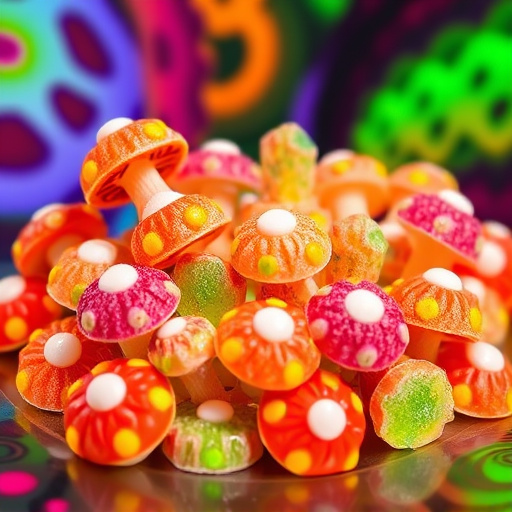 Psilocybin Magic Mushroom Gummies Display