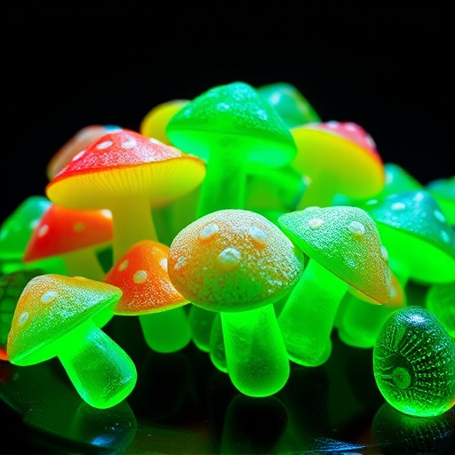 Psilocybin Magic Mushroom Gummies Display