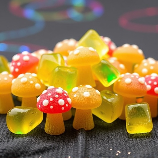 Psilocybin Magic Mushroom Gummies Display