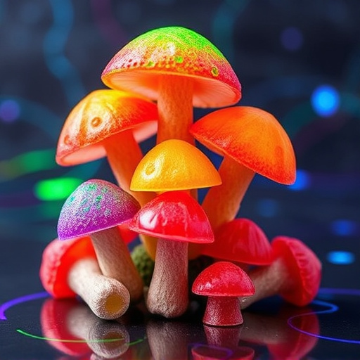 Psilocybin Magic Mushroom Gummies Display