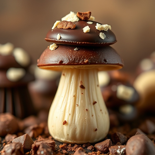 Stacked Magic Mushroom Chocolates Macro