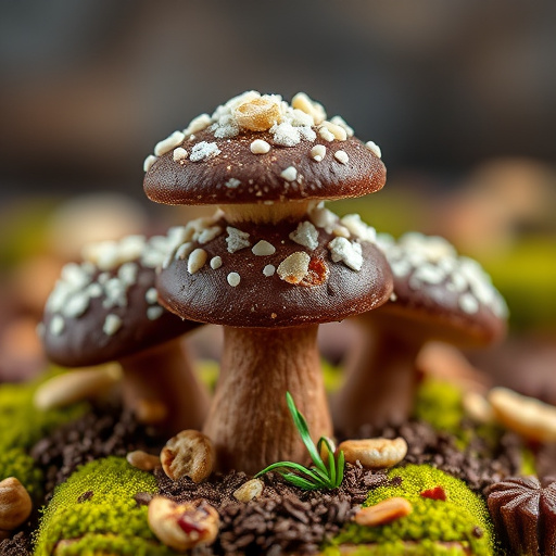 Stacked Magic Mushroom Chocolates Macro