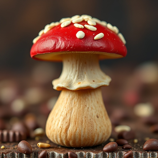 Stacked Magic Mushroom Chocolates Macro