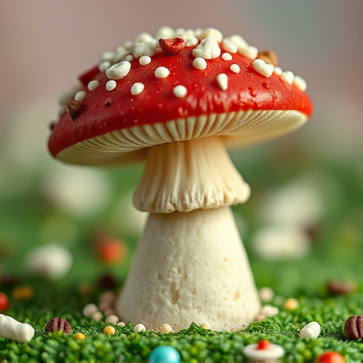 Stacked Magic Mushroom Chocolates Macro