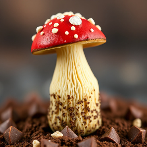 Stacked Magic Mushroom Chocolates Macro