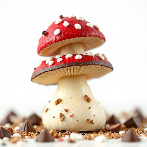 Stacked Magic Mushroom Chocolates Macro