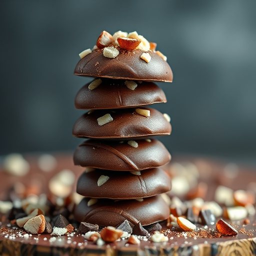 Stacked Magic Mushroom Chocolates Macro